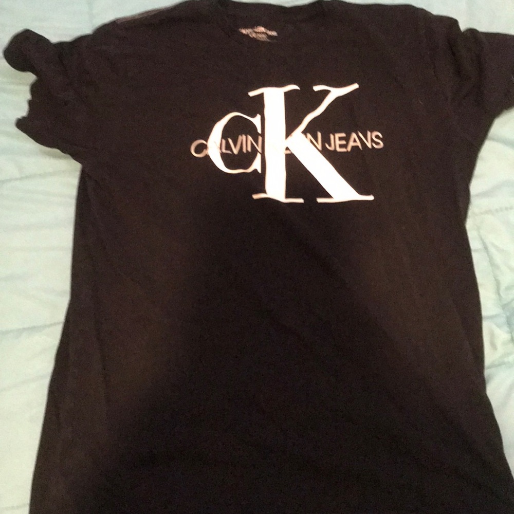 . Black an white Calvin Klein shirt